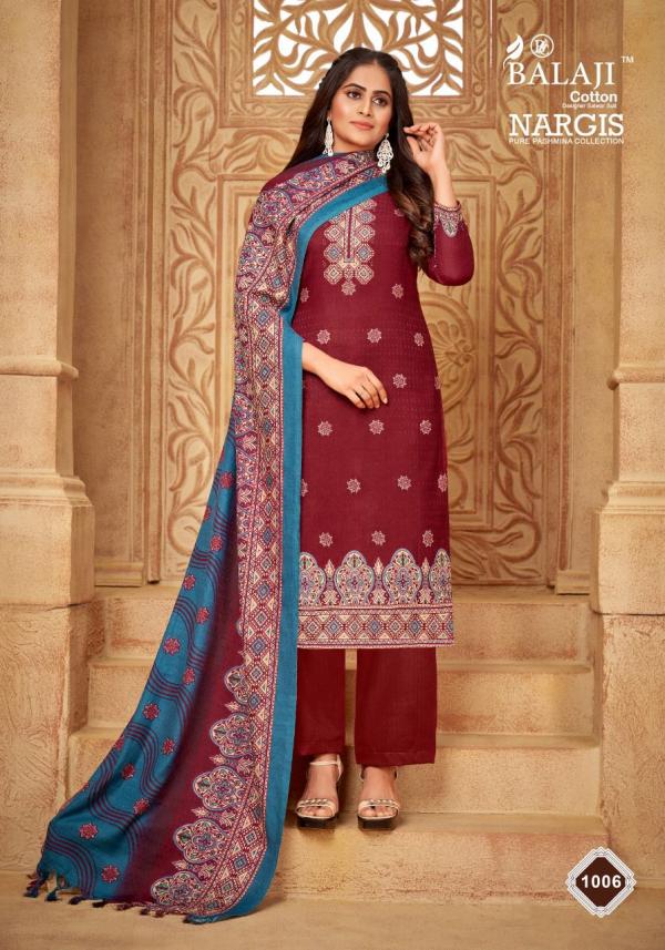 Balaji Nargis Pashmina Designer Exclusive Dress Material